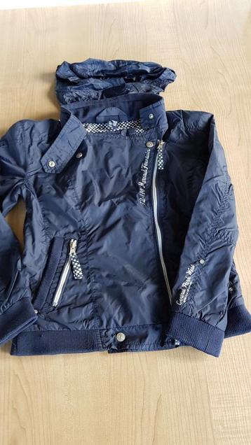 Jas Zara blauw maat 146 / 152, Kinderen en Baby's, Meisje, Ophalen of Verzenden, Zo goed als nieuw, Zara