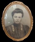 Jef Leysen "portret van een dame"., Antiek en Kunst, Ophalen