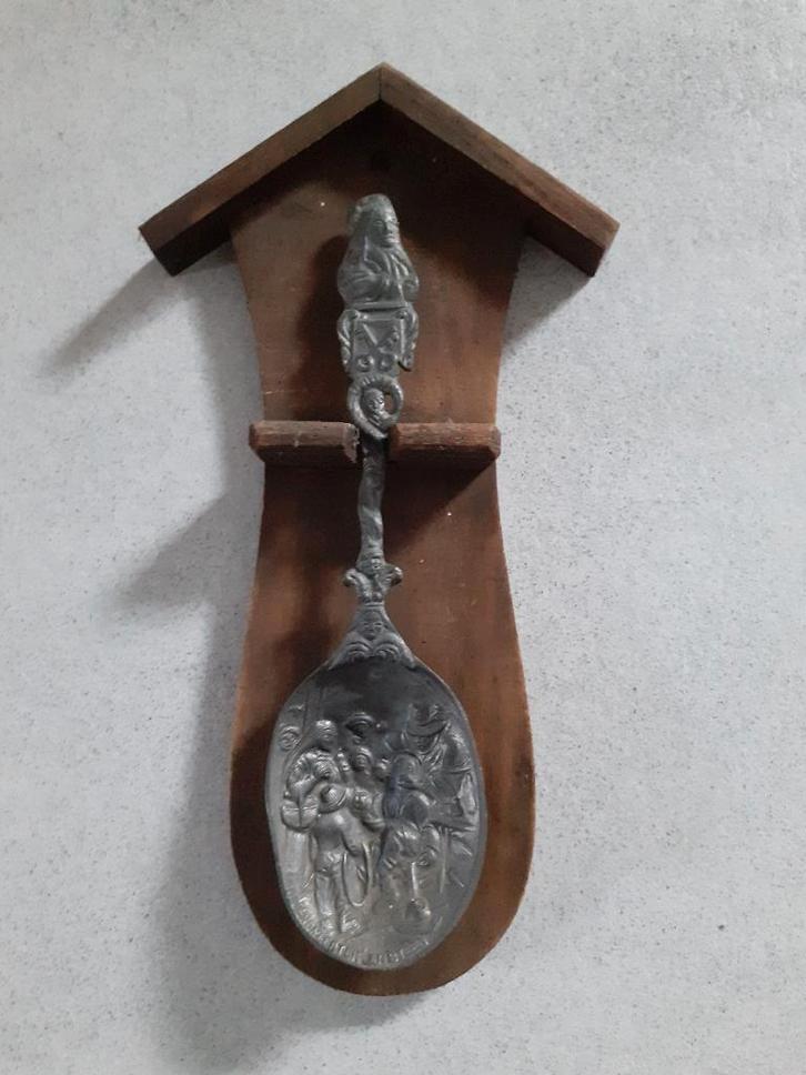 Tinnen sierlepel, Antiquités & Art, Antiquités | Étain, Enlèvement ou Envoi