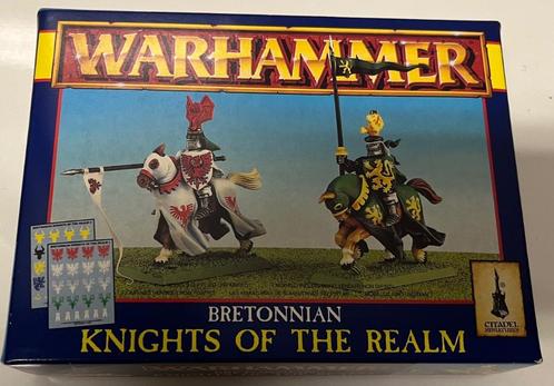 Lege doos van Warhammer Bretonnia Knights of the Realm, Hobby en Vrije tijd, Wargaming, Gebruikt, Warhammer, Ophalen of Verzenden