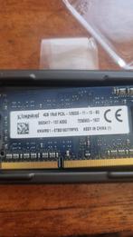 Kingston 4 gb RAM geheugen, Computers en Software, DDR3, Ophalen of Verzenden, Zo goed als nieuw, Laptop