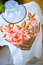 leuk bloem blouse T-shirt, Maat 38/40 (M), Ophalen of Verzenden, Zo goed als nieuw, Korte mouw
