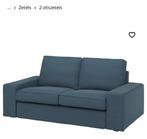 Kivik zetel ikea - 2 zit - blauw - prima staat, Huis en Inrichting, Fauteuils, Ophalen, Gebruikt