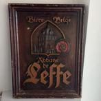 Reclame voor LEFFE, Verzamelen, Biermerken, Ophalen of Verzenden, Gebruikt, Reclamebord, Plaat of Schild, Leffe