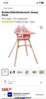 Chaise stokke, Enlèvement, Comme neuf, Chaise de table, Ceinture(s)