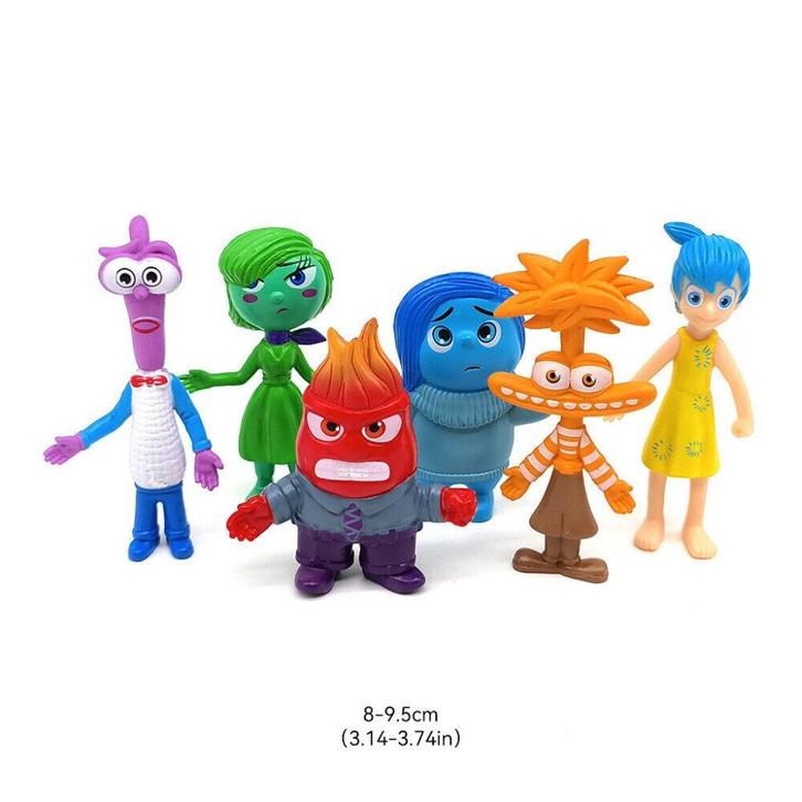 Inside out 6 figuren - Nieuw, Kinderen en Baby's, Speelgoed | Actiefiguren, Nieuw, Verzenden