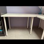 Witte tafel IKEA 100x60cm, Huis en Inrichting, Ophalen, 100 tot 150 cm, 50 tot 100 cm, Zo goed als nieuw