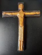 Croix céramique Perignem Renaat Bosschaert?, Antiek en Kunst, Ophalen of Verzenden