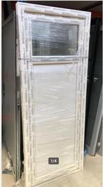 buitendeur kunsstof 1/4 glas, Doe-het-zelf en Bouw, Deuren en Vliegenramen, Ophalen, Gebruikt, Glas, Buitendeur