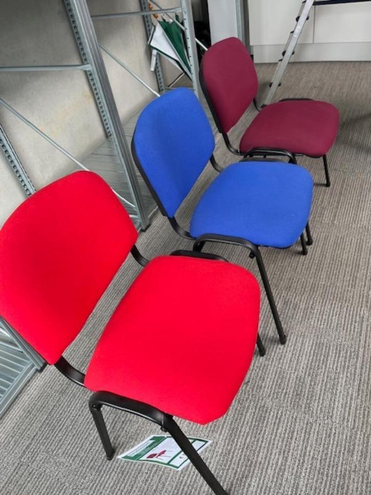 Stoelen 3 st., Huis en Inrichting, Stoelen, Nieuw, Drie, Metaal, Stof, Overige kleuren, Ophalen