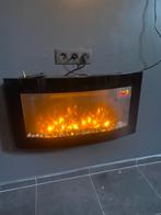 Elektrische wandhaard met afstandsbediening, Huis en Inrichting, Haarden, Ophalen, Zo goed als nieuw
