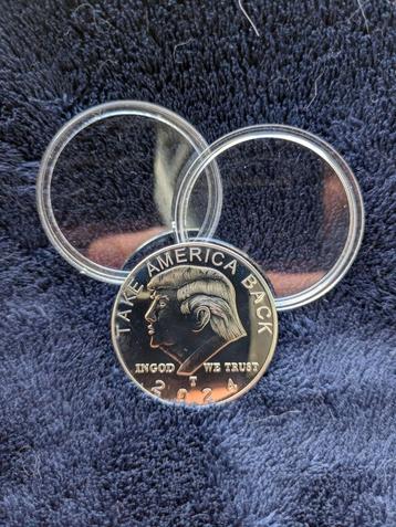 Silver Trump coin collectors item beschikbaar voor biedingen