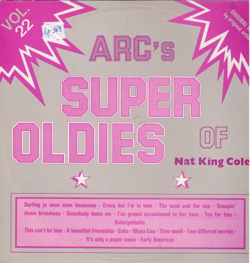 lp  /   Nat King Cole – Arc's Super Oldies Of Nat King Cole, CD & DVD, Vinyles | Autres Vinyles, Autres formats, Enlèvement ou Envoi