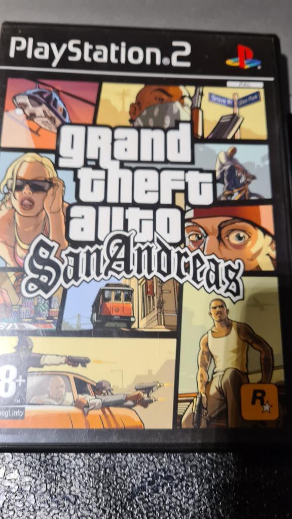 Grand Auto Theft San Andreas Playstation 2, Games en Spelcomputers, Games | Sony PlayStation 2, Gebruikt, Ophalen of Verzenden