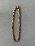 Goudkleurige ketting, Handtassen en Accessoires, Kettingen, Ophalen of Verzenden, Zo goed als nieuw, Overige materialen