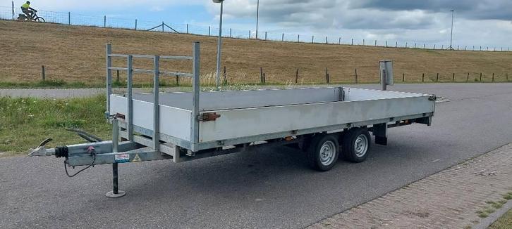 Weyer plateau aanhanger 2 bij 5 meter plateau, Autos : Divers, Remorques, Utilisé