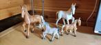 Statuettes chevaux en bois, Verzamelen, Dierenverzamelingen, Ophalen of Verzenden, Zo goed als nieuw