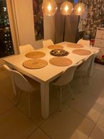 Table à manger avec 6 chaises, Maison & Meubles, Tables | Tables à manger, 150 à 200 cm, Cinq personnes ou plus, Comme neuf, Enlèvement