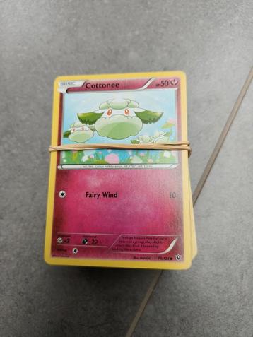 Setje van 100 Pokémon kaarten, geen dubbelen beschikbaar voor biedingen