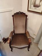 Stoffen Zetel Hoge Rug, Kussen, Ophalen