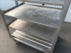 inox kar, inox rek banken, Ophalen, Gebruikt