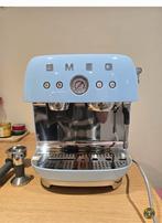 SMEG Semi Automatische koffiemachine-Pastelblauw-als nieuw, Elektronische apparatuur, Koffiezetapparaten, Ophalen, Zo goed als nieuw