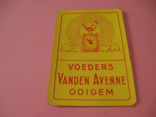 1 oude losse speelkaart Voeders Vanden Avenne , Ooigem (57), Collections, Cartes à jouer, Jokers & Jeux des sept familles, Comme neuf