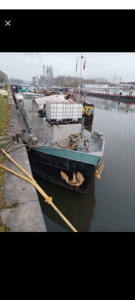 Huisvestingsboot moet nog worden afgewerkt., Watersport en Boten, Motorboten en Motorjachten, Gebruikt, Staal, 12 meter of meer