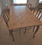 Vintage tafel met 4 stoelen, Huis en Inrichting, Stoelen, Ophalen
