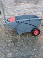 Kruiwagen voor een zitmaaier, Ophalen