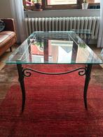 Glazen salontafeltje, Huis en Inrichting, Ophalen, X, 100 tot 150 cm, 50 tot 100 cm