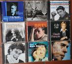 Un lot de 9 cds dont 2 doubles - BREL ..., Gebruikt, Ophalen of Verzenden