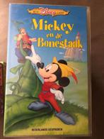 VHS Disney Mickey en de bonestaak, Ophalen of Verzenden