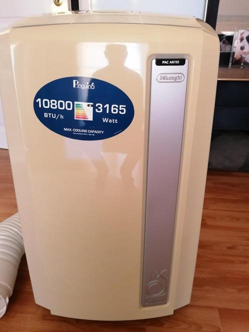 DELONGHI mobiele airconditioner op wielen, Elektronische apparatuur, Airco's, Gebruikt, Mobiele airco, Minder dan 60 m³, 3 snelheden of meer