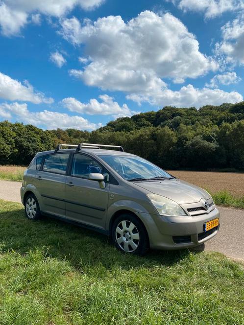 Toyota Corolla Verso 1.8 Vvt-i Linea Terra 7P 2004 Beige, Auto's, Toyota, Particulier, Corolla Verso, ABS, Airbags, Airconditioning
