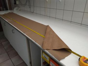 Leder, tassenleder, rundsleder, hobbyleder, 180x35 cm, Hobby & Loisirs créatifs, Enlèvement ou Envoi, Neuf, Cuir ou Similicuir
