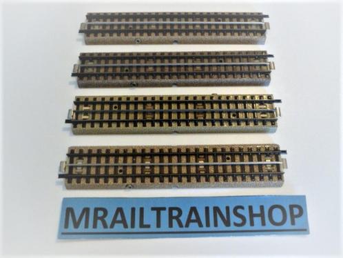 3600D1/1 MARKLIN HO - 4 x RECHTE RAILS/VOIES DROITS like 510, Hobby en Vrije tijd, Modeltreinen | H0, Zo goed als nieuw, Rails
