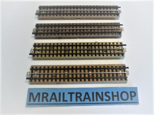 3600D1/1 MARKLIN HO - 4 x RECHTE RAILS/VOIES DROITS like 510, Hobby en Vrije tijd, Modeltreinen | H0, Zo goed als nieuw, Rails