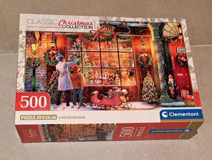 Puzzel Kerstmis, Hobby en Vrije tijd, Denksport en Puzzels, Nieuw, Legpuzzel, 500 t/m 1500 stukjes, Ophalen