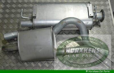 Uitlaat achterstuk geheel V8 EFI voor Land Rover Discovery., Autos : Pièces & Accessoires, Systèmes d'échappement, Land Rover