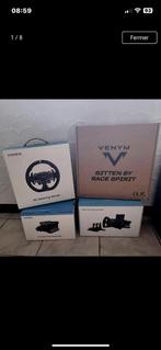 MOZA R12 + 2 volants (KS & ES) + Venym Atrax 2 + Playseat, 1 speler, Ophalen, Zo goed als nieuw, Simulatie