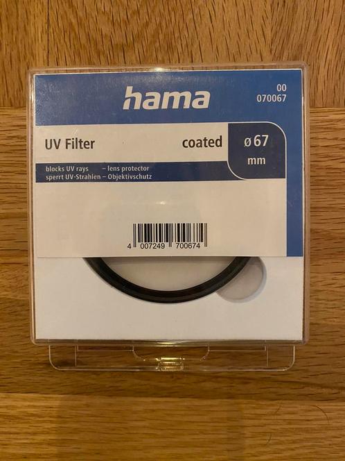 Hama UV filter, TV, Hi-fi & Vidéo, Photo | Filtres, Neuf, Filtre UV, Filtre UV, 60 à 70 mm, Hama, Enlèvement ou Envoi