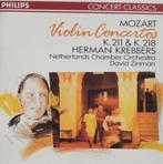 Mozart / Vioolconcertos 2 en 4 - Krebbers / Zinman - PHILIPS, Ophalen of Verzenden, Zo goed als nieuw, Orkest of Ballet