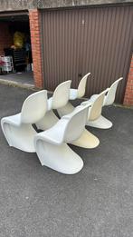 Kuipstoelen, Ophalen, Kunststof, Gebruikt, Wit