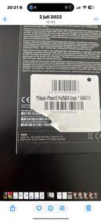 Gsm, Telecommunicatie, Ophalen of Verzenden, Zwart, 256 GB, IPhone 13