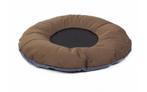 Hondenkussen Beau & Bess Rond 90x90cm Waterproof. Bruin-Blau, Dieren en Toebehoren, Ophalen of Verzenden, Nieuw, Overige