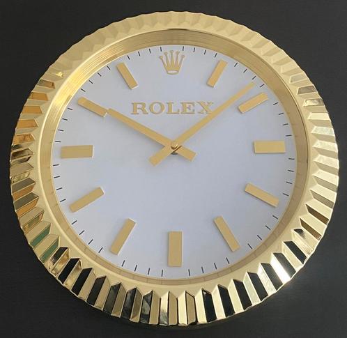 Rolex Datejust - Wandklok Goud - Nieuw!, Maison & Meubles, Accessoires pour la Maison | Horloges, Neuf, Horloge murale, Enlèvement ou Envoi