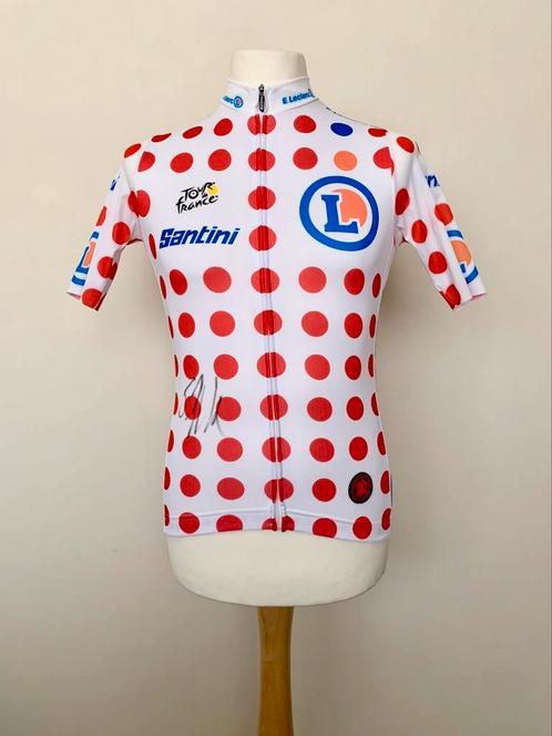 Tour de France 2022 Mountains Jersey signed by Geschke, Sport en Fitness, Wielrennen, Nieuw, Kleding, Ophalen of Verzenden