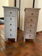 2 tables de nuit, Maison & Meubles, 70 cm ou plus, Comme neuf, Moins de 45 cm, Enlèvement