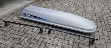 Thule Alpine 500 dakkoffer met dakdragers, Autos : Divers, Coffres de toit, Enlèvement, Comme neuf